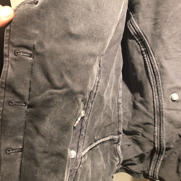 XS Marrakech Grey Button Down Moto Jacket - Picture 3 of 6